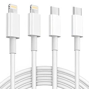 iphone 충전 케이블 순정 1M 2개 USB-C Lightning C타입 라이