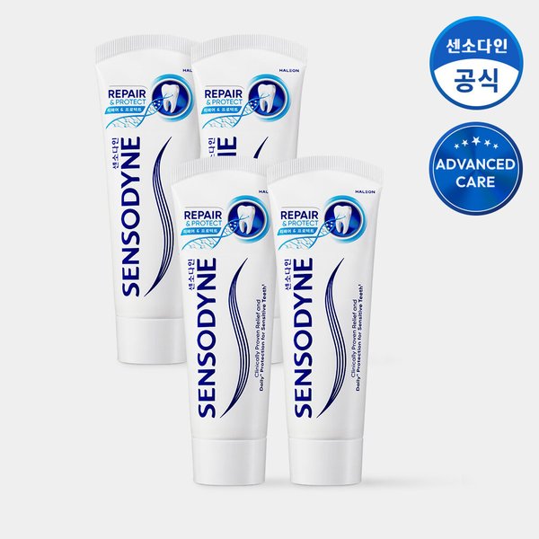 리페어 앤 프로텍트 치약 100g x4개