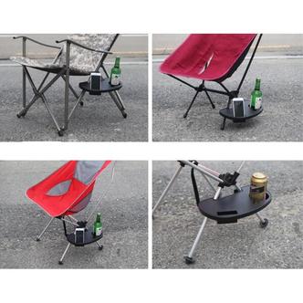  오토캠핑용 의자 간편고정형 캔맥주 수납홀더 2개 캠핑갈때 떼캠
