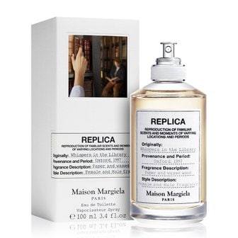 메종마르지엘라 REPLICA 위스퍼 인더 라이브러리 오드뚜왈렛 100ml