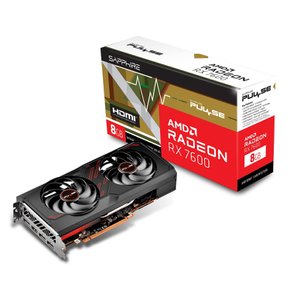 SAPPHIRE PULSE RADEON RX 7600 GAMING 8GB GDDR6 그래픽 보드 11324-01-20G VD8509