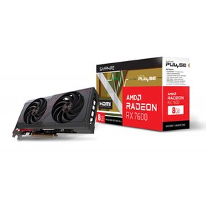 SAPPHIRE PULSE RADEON RX 7600 GAMING 8GB GDDR6 그래픽 보드 11324-01-20G VD8509