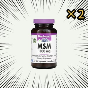  블루보넷 MSM 1000 mg 120캡슐 2통