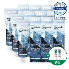 퓨어 치약 120g 3입 X 3개+치약 50g 2개 증정 (핑크마일트민트향/프레쉬민트향 택1)
