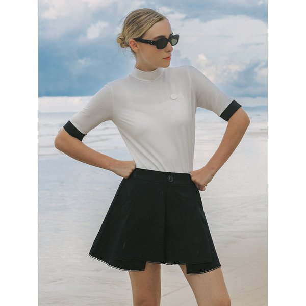 Lace Swing Shorts (Black)