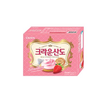  크라운산도 딸기크림치즈323g(16봉) x 1곽