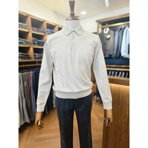 [여주점] 코오롱 브렌우드 남성 에센셜스 워셔블 폴로넥 스웨터 BRWAX26211IVX