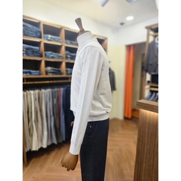 [여주점] 코오롱 브렌우드 남성 에센셜스 워셔블 폴로넥 스웨터 BRWAX26211IVX