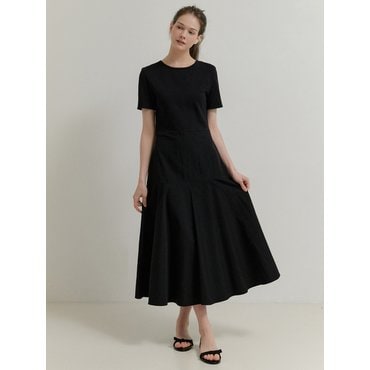 리엘 [단독]Tweener flare dress (black)