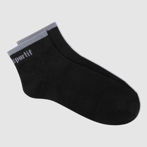 베이직 로우삭스 BLK / QR123ASC12 / 남여공용 양말