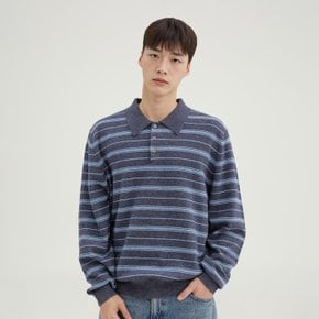 (QR) 카라넥 스트라이프 스웨터_SPKWF4VC91