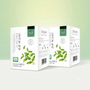 1+1 국내산 유기농 녹차 10티백 작설차 말차