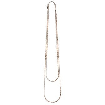 페르테 피암마 로즈화이트 네크리스 100cm, Fiamma Rose & White Necklace 100cm, 14k rosewhite gold