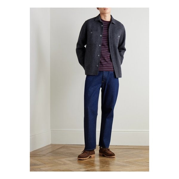 미스터 피 스트라이프 코튼 저지 티셔츠 46376663162890132