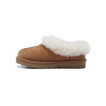 UGG 퍼 카라 스웨이드 슬립온 슈즈 (타제트) W - 체스넛 1134810CHE 106963545