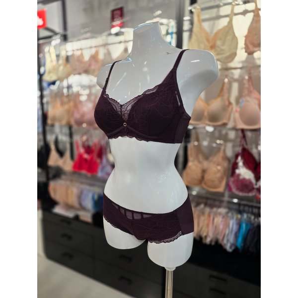 [시흥점] S 비너스 ) 24aw 풀커버리지 브라, 헴팬티 세트[VBR0991/VPT0991H-WI]