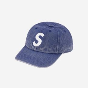 슈프림 피그먼트 캔버스 S 로고 6패널 캡 네이비 6Panel Navy