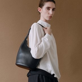 Medium Around hobo bag Black 로서울 어라운드 호보백