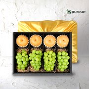 [9/10 오전9시까지 주문시 명절전배송][이푸른] VIP 샤인머스캣 배 혼합선물세트 3호/총 4.5kg 내외