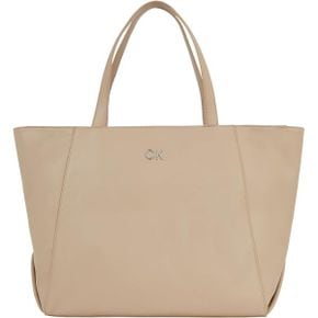 영국 캘빈클라인 토트백 Calvin Klein Womens RELock Seasonal Shopper LG Bags Silver Mink Gre