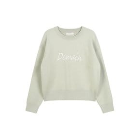 레터링 자수 니트 (PR1KL262)
