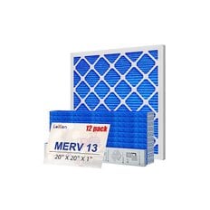 LEKEN 20x20x1 에어컨 퍼니스 HVAC 필터 재사용 가능 정전 MERV