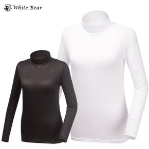 [WHITE BEAR] 화이트베어 여성용 쿨링 터틀넥 이너 긴팔티셔츠 Model No_M2-2B010