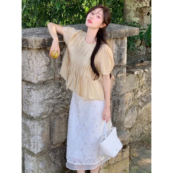 [단독] G Blossom Layerd Skirt_2colors