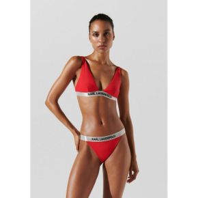 4479048 KARL LAGERFELD LOGO - Bikini bottoms high risk red 74963678