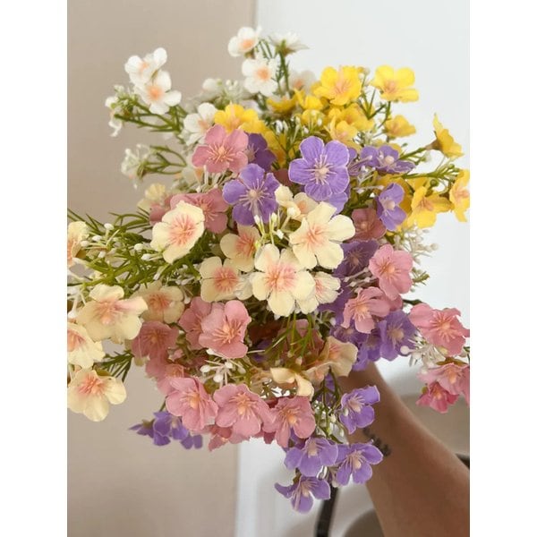 파스텔 플록스 부쉬 조화