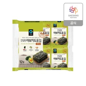 청정원 [본사직영]청정원 건강한아보카도유김재래김 4g*12봉 X 4개
