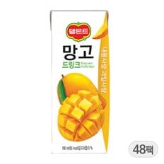 델몬트 망고 드링크 190ml x 48팩