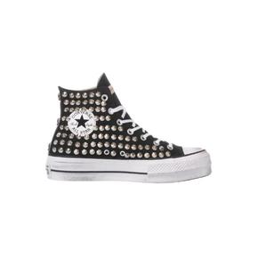 스니커즈 174 CONVERSE PLATFORM STUDS BLACK White