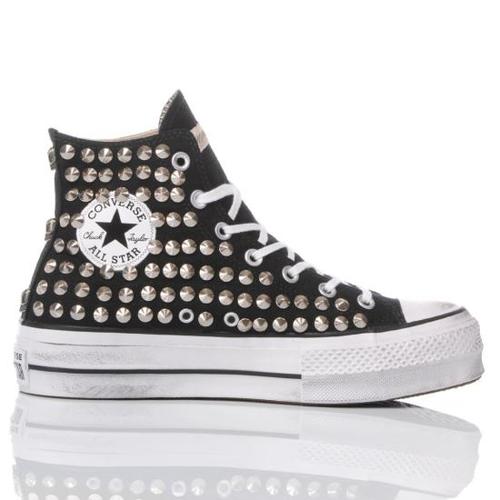 컨버스 스니커즈 174 CONVERSE PLATFORM STUDS BLACK White