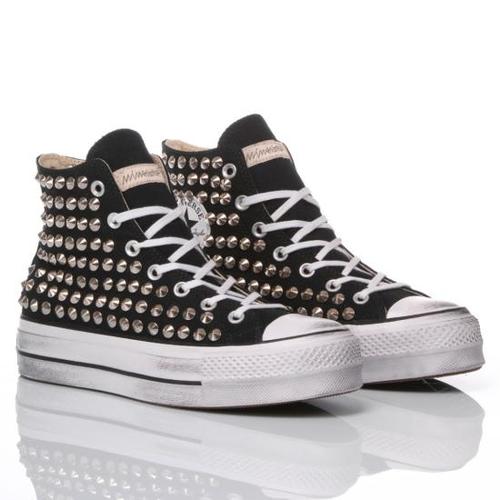 컨버스 스니커즈 174 CONVERSE PLATFORM STUDS BLACK White