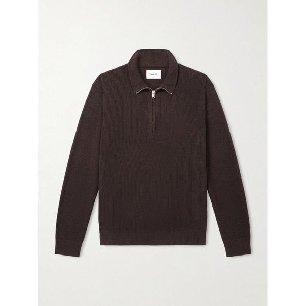 NN.07 대니 6429 리브 니트 하프 집업 스웨터 46376663162930009