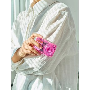레트로 디지털 카메라 클리어 3컬러 풀세트 Y2K 빈티지 미니 디카 (+SD카드,스티커 포함)