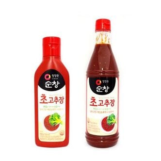 제이큐 청정원 순창 초고추장 매콤달콤 고추장 초장  2size