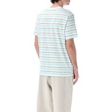 [해외배송] 나이키 리브드 라운드 넥 릴렉스 스트라이프 티셔츠 HJ0550 476