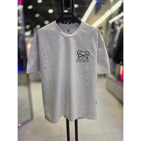 [시흥점] 26 남여공용 하프베어 반팔티(백멜란지)/JHZK10201LG