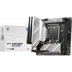 MSI 마더보드 MPG B760I EDGE WIFI DDR4 Mini-ITX [Intel B760 칩셋 탑재] MB5999