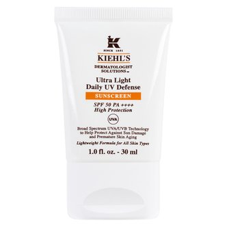  키엘 Kiehls 선크림 울트라라이트 데일리 UV디펜스 SPF50, 30ml