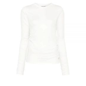 STRAIN SLIM LONGSLEEVE White Para Cotton (W2256SW) (스트레인 슬림 롱슬리브 티셔