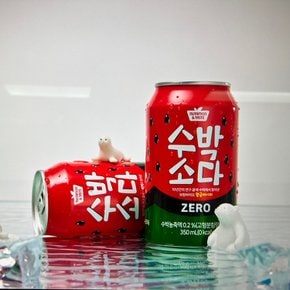 수박소다 제로 350ml 24캔(뚱뚱)