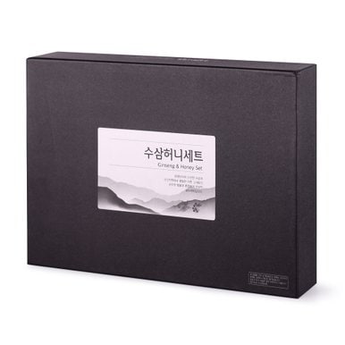 [수삼세트] 수삼허니세트 (국내산수삼 300g+감귤꿀 350g+잡화꿀 350g)