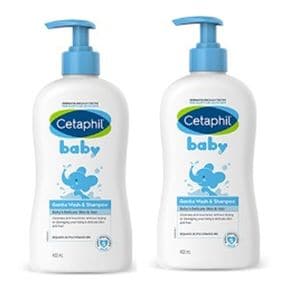 베이비 신생아 아기 젠틀 워시 앤 샴푸 400ml 2개