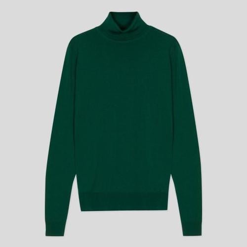 존스메들리 스웨터 CHERWELL PULLOVER ROLL NECK LS PINE