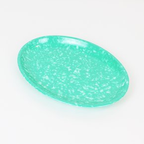 레트로 옛날 분식 접시 그릇 8호 캠핑 멜라민 접시