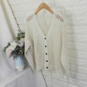 rid 브이그물가디건COD여름가디건 그물가디건 시스루가디건 뜨게가디건 브이넥.._P392821426