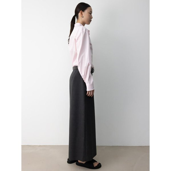 [리오더]Troia H Line Skirt  Grey (TA6127A043)